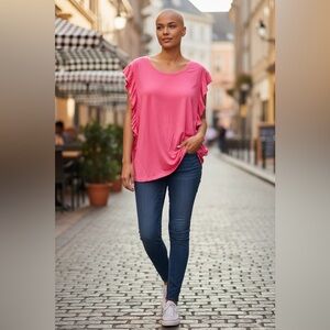 A.N.A (a new approach) Pink Tee